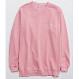 Aerie Pink Crew Neck Sweatshirt